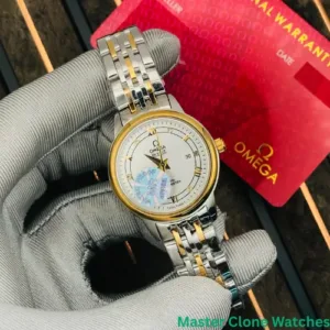 De Ville Prestige 32.7 mm Steel Yellow Gold on steel