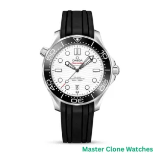 Omega Semaster Diver 300 42MM Black Rubber Strap