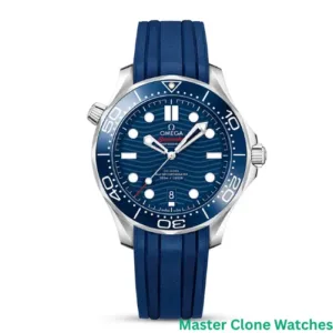 Omega Semaster Diver 300 42MM Blue Rubber Strap