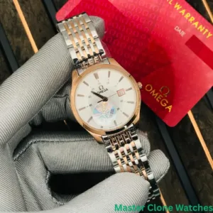 Omega De Ville Automatic Chronometer Silver Dial Mens Watch