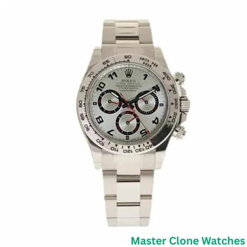 Rolex Daytona 116509 White Gold Silver Dial Replica