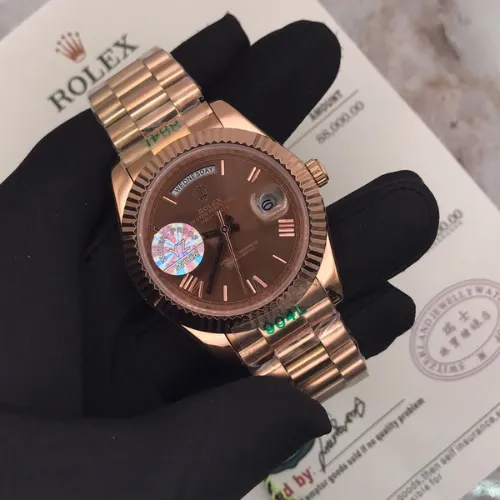 Rolex DayDate Swiss Brown Replica Watches