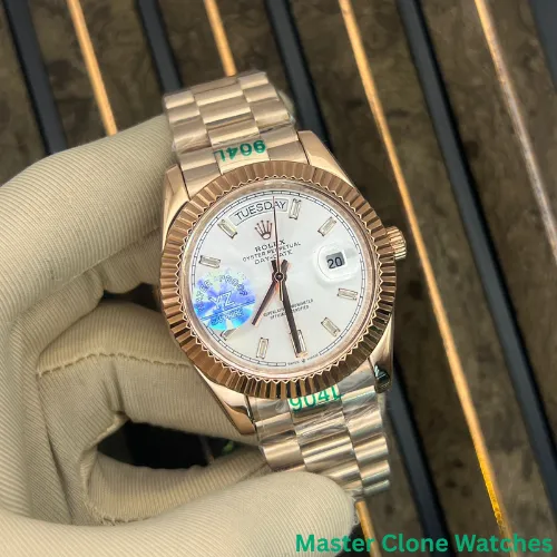Rolex Day Date Gold White Replica