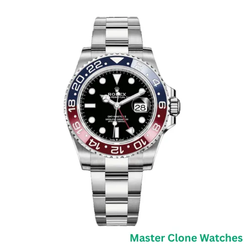 Rolex GMT Master II Pepsi Oyster Stainless Steel Watch