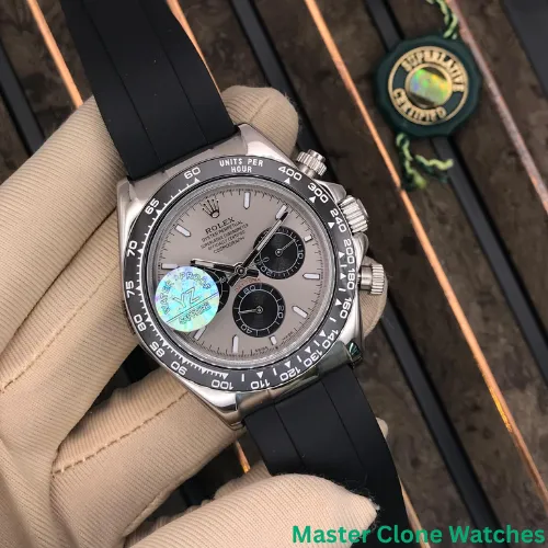Rolex Daytona White Dial Black Rubber Strap
