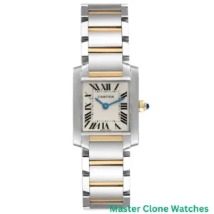 Cartier Tank Francaise Small Steel Yellow Gold Ladies Watch